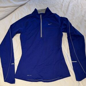 Nike Women's Royal Blue Long Sleeve Top